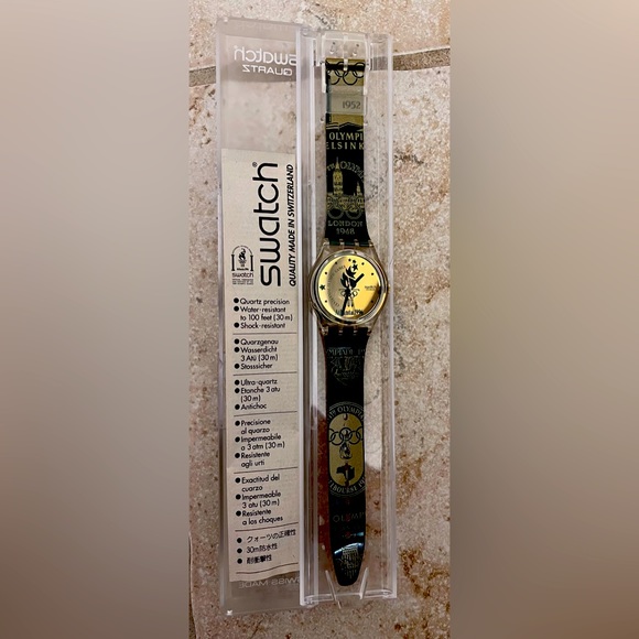 Rare Swatch Olympics ATLANTA ‘96 Collectors Watch In Original Box Mint Condition - Picture 1 of 13